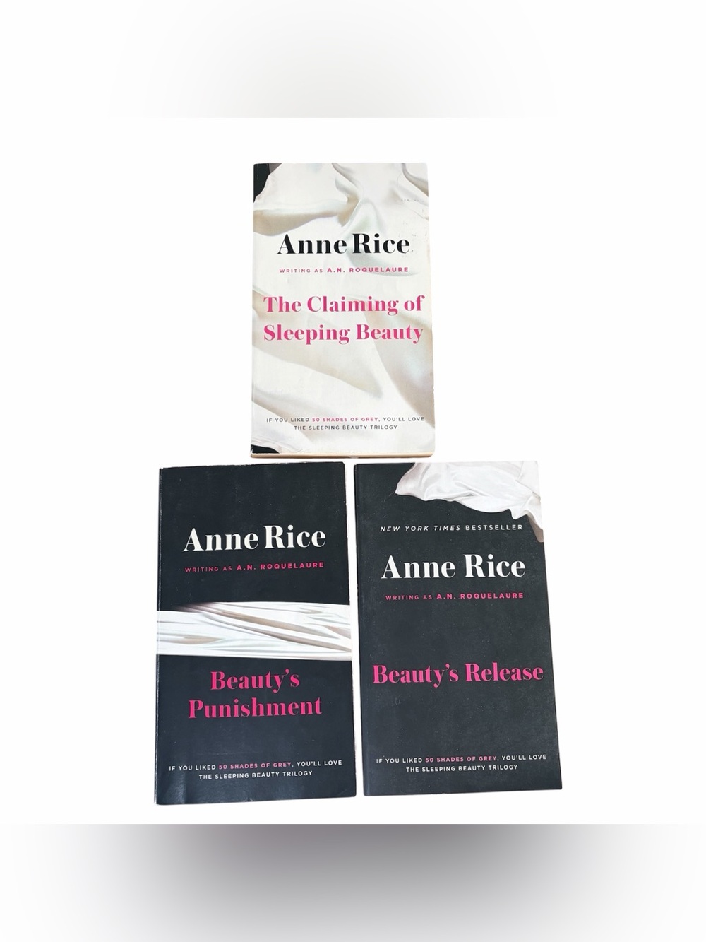 Set 3 Trilogy Erotic Adventures of Sleeping Beauty Anne Rice as A.N. Roquelaure